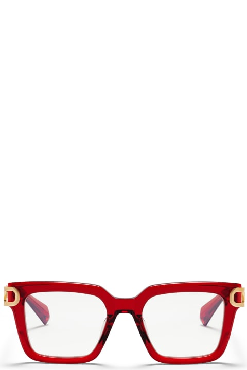 ウィメンズ新着アイテム Valentino Eyewear V-side - Crystal Red / Gold Glasses