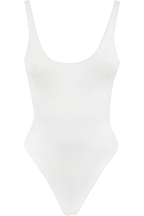 Elisabetta Franchi Swimwear for Women Elisabetta Franchi One-piece Swimsuit In Lycra And Rhinestone Logo