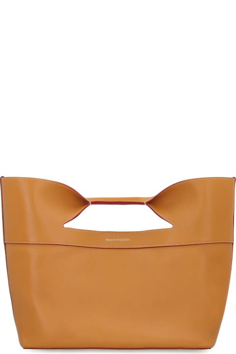 Totes for Women Alexander McQueen The Bow Leather Bag