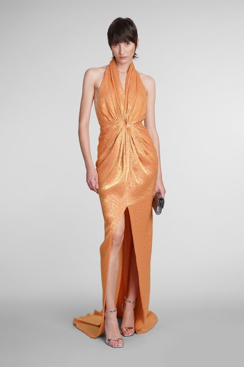 Costarellos Dresses for Women Costarellos Joa Dress In Orange Polyester