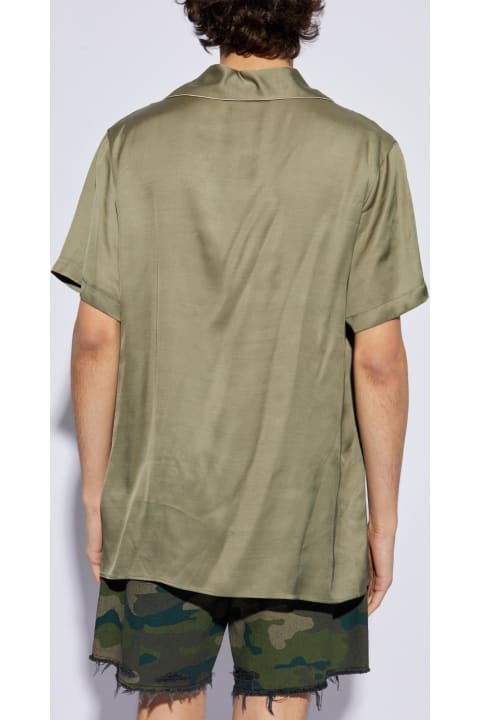 Shirts for Men Balmain Balmain Shirt With Short Sleeves
