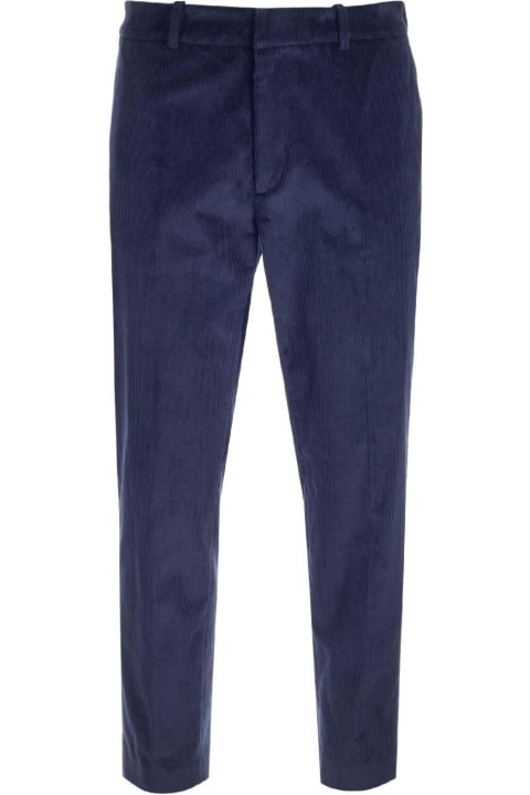 Pants for Men Moncler Logo Patch Straight-leg Trousers