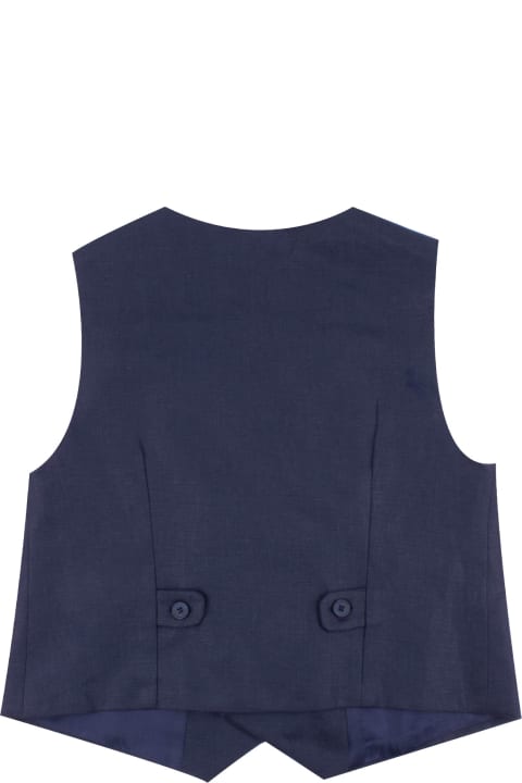 La stupenderia Coats & Jackets for Boys La stupenderia Linen Vest