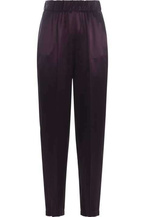 Fashion for Women Forte_Forte Trousers Forte Forte In Satin