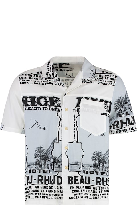 Homeware Rhude Printed Short Sleeved Shirt