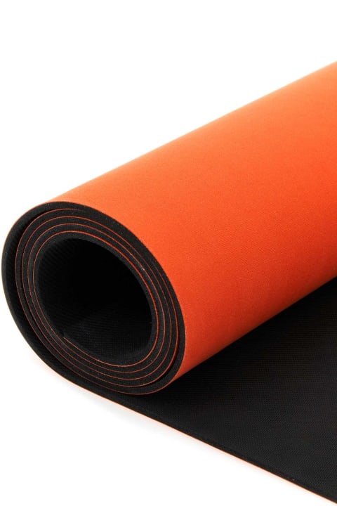 Prada Personal Accessories Prada Orange Rubber Yoga Mat