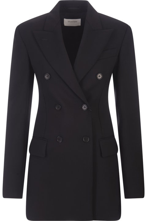 SportMax Coats & Jackets for Women SportMax Black Vischio Blazer