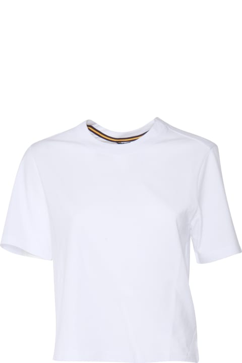 K-Way Topwear for Women K-Way White Amilly T-shirt