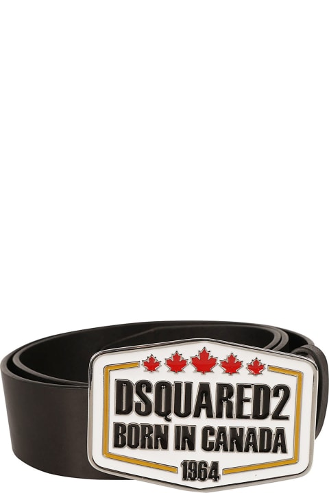 Dsquared2 Belts for Men Dsquared2 1964 Logo Buckle Belt