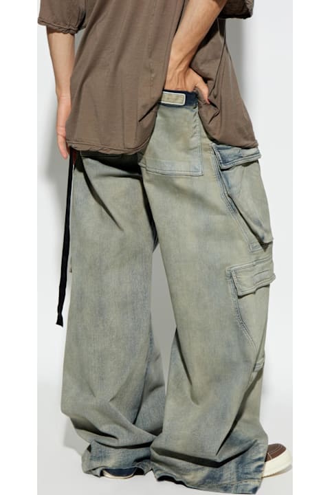 Clothing for Men Rick Owens Lace-up Cargo Straight Trousers