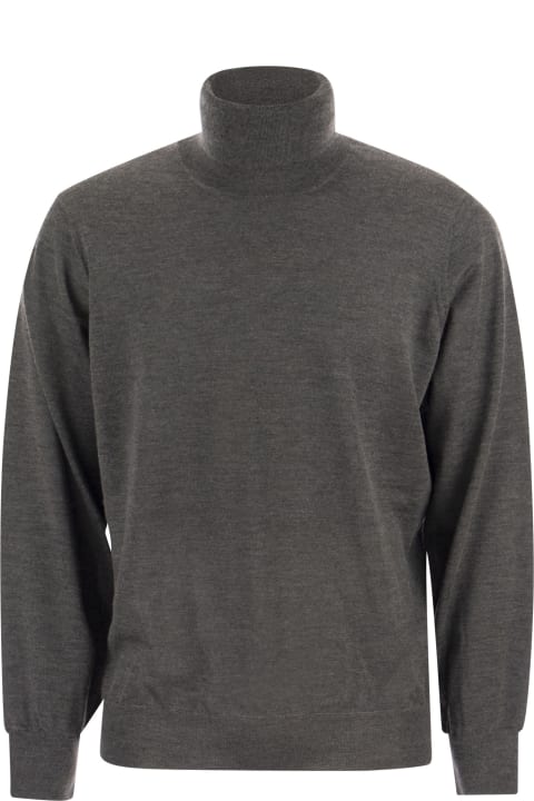 أدوات منزلية Brunello Cucinelli Lightweight Turtleneck Sweater In Cashmere And Silk