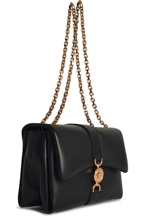 Sale for Women Versace 'kleio' Black Leather Bag