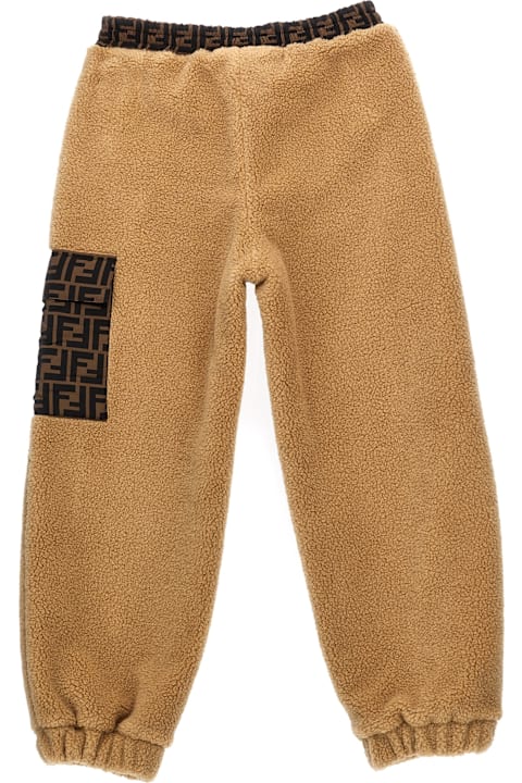 Bottoms for Girls Fendi Faux Fur Pants