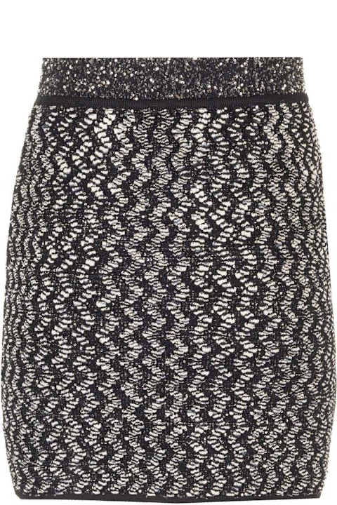 Skirts for Women Missoni Embellished Zigzag Mini Skirt