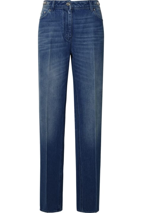Tailored Blue Cotton Jeans