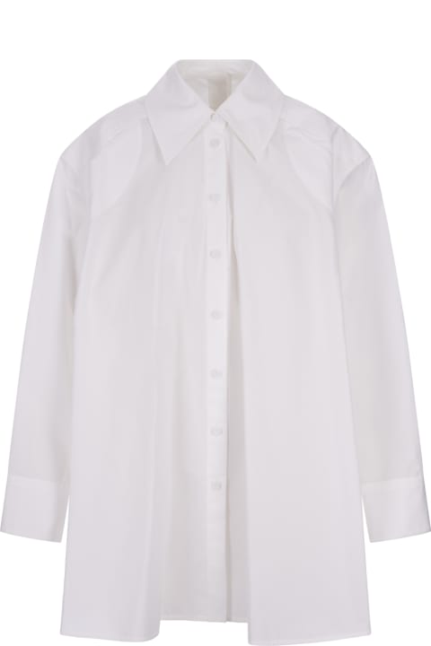 Clothing for Women Jil Sander White Voluminous Oversize Shirt