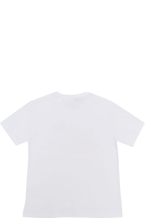 MSGM for Kids MSGM White T-shirt With Logo