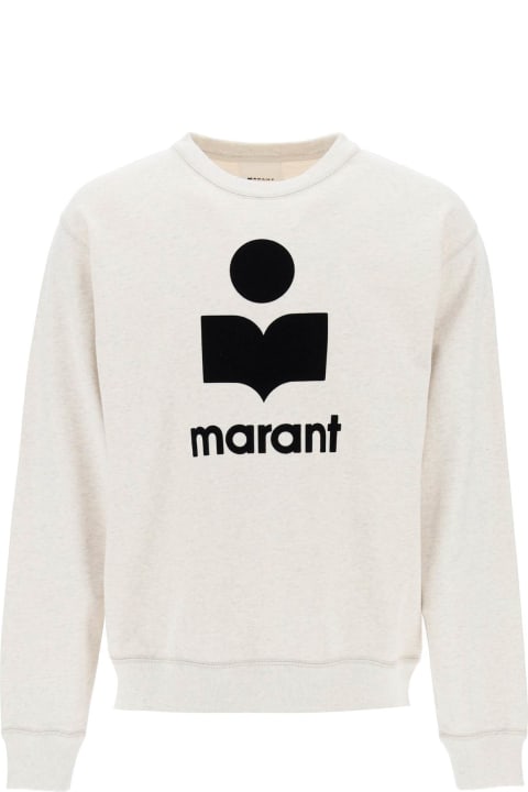 Homeware Isabel Marant Mikoy Flocked Logo Sweatshirt