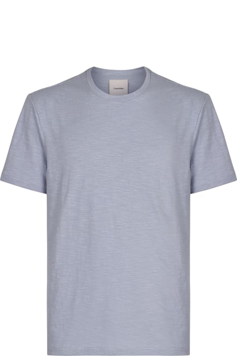 Calvin Klein for Men Calvin Klein Cotton-linen Blend T-shirt
