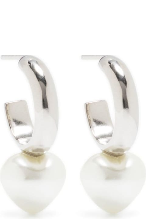 Earrings for Women Simone Rocha Mini Heart Hoop Earring