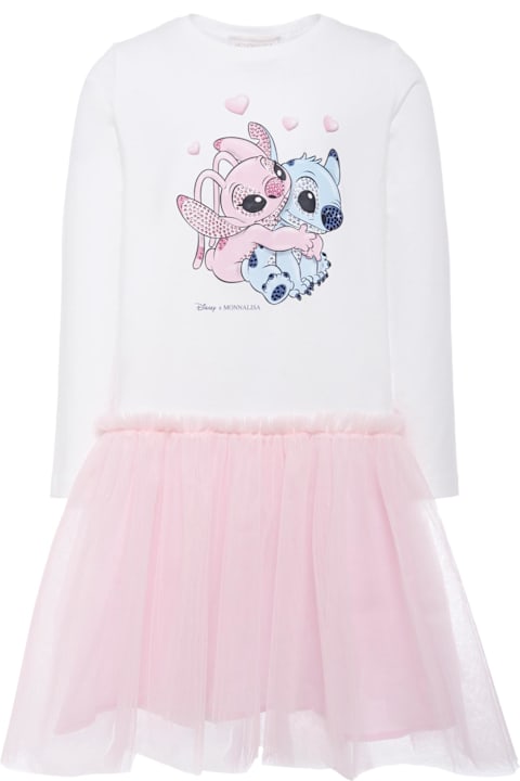 Homeware Monnalisa White Dress For Girl With