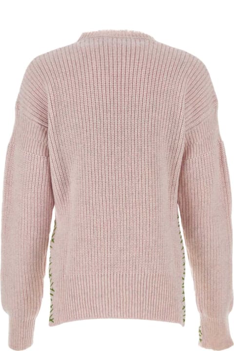 ウィメンズ Marniのニットウェア Marni Pastel Pink Wool Sweater