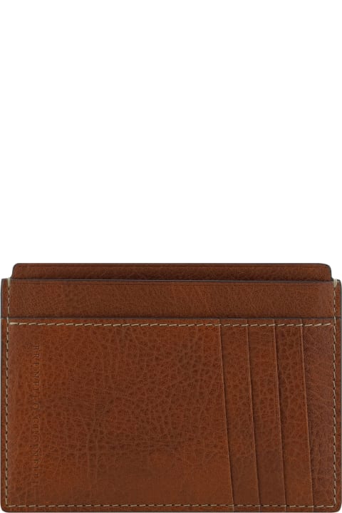 メンズ Brunello Cucinelliの財布 Brunello Cucinelli Leather Card Holder