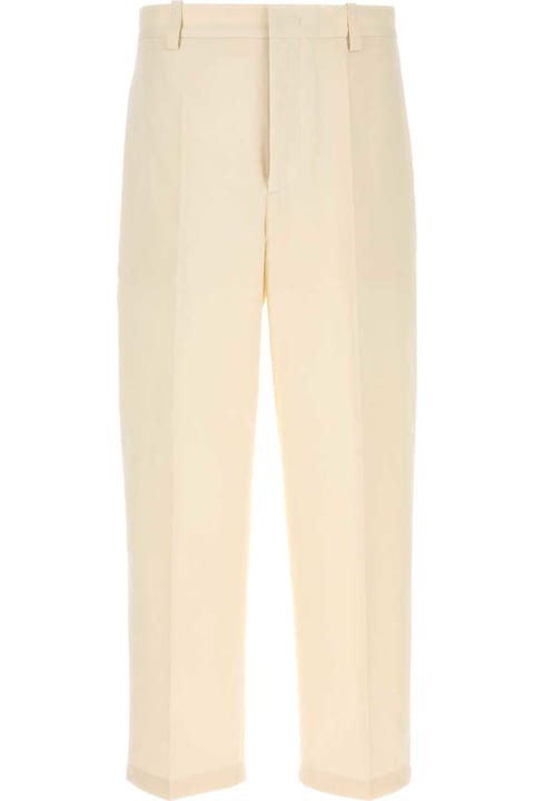Homeware Jil Sander Ivory Cotton Pant