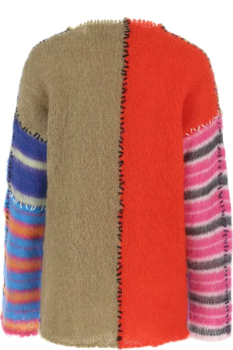 ウィメンズ新着アイテム Marni Embroidered Mohair Blend Sweater