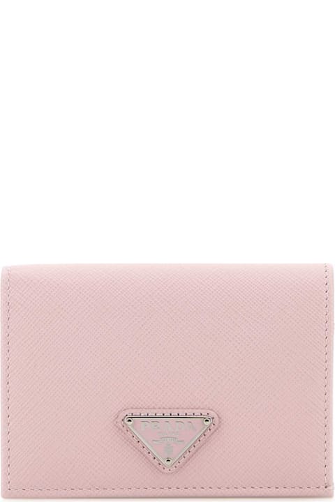 Prada Accessories for Women Prada Pastel Pink Leather Wallet