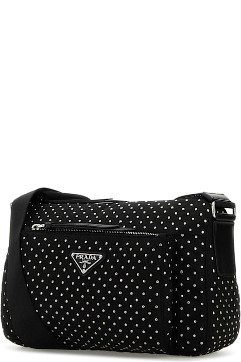 Prada Shoulder Bags for Women Prada Black Re-nylon Crossbody Bag