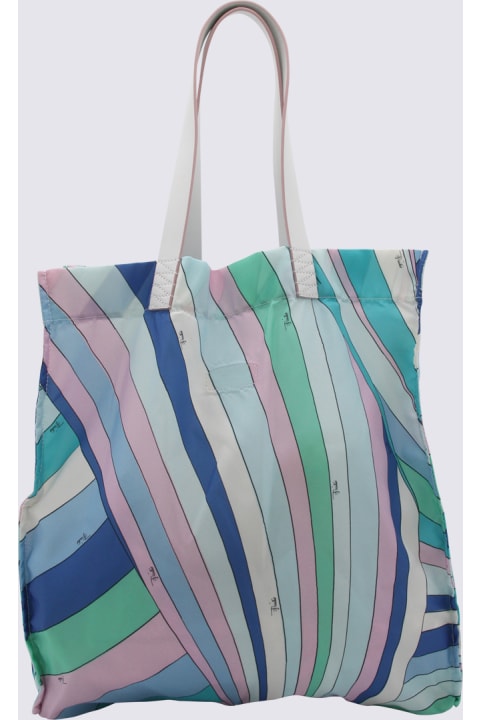 Pucci Bags for Women Pucci Blue And White Yummy Tote Bag
