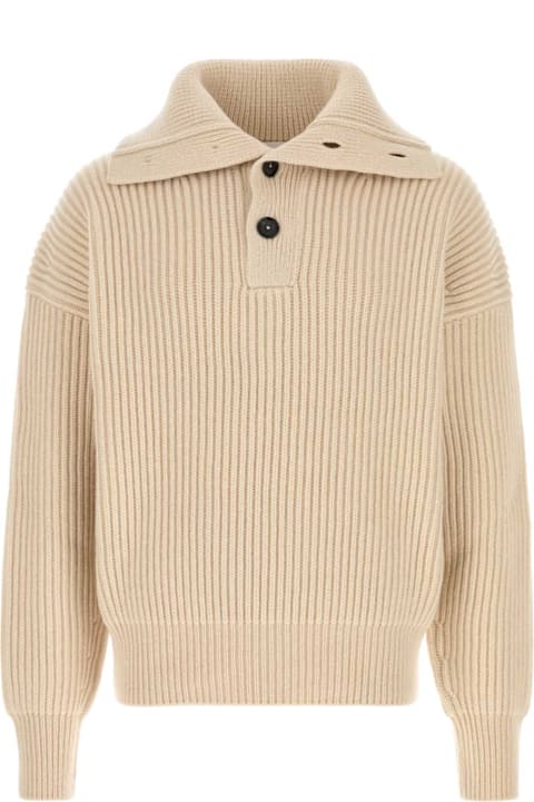 Alexander McQueen Sweaters for Men Alexander McQueen Sand Cashmere Sweater
