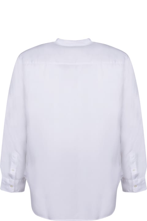 メンズ Officine Généraleのシャツ Officine Générale Korean Collar White Shirt
