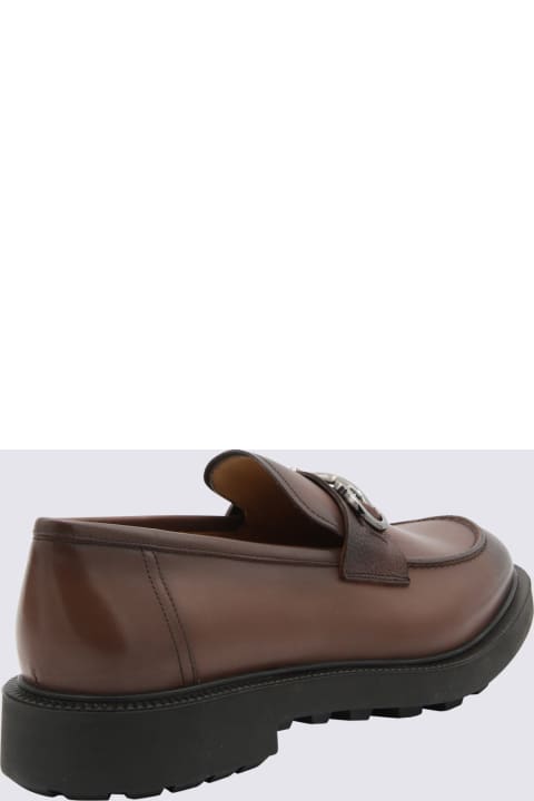 Ferragamo Loafers & Boat Shoes for Women Ferragamo Brown Leather Loafers