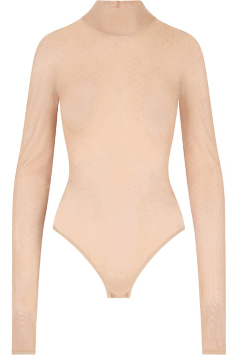 Nensi Dojaka Underwear & Nightwear for Women Nensi Dojaka All-over Rhinestone Body