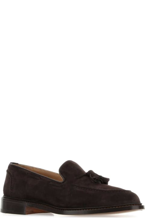 Loafers & Boat Shoes for Men Tricker's Brown Suede Elton Loafers