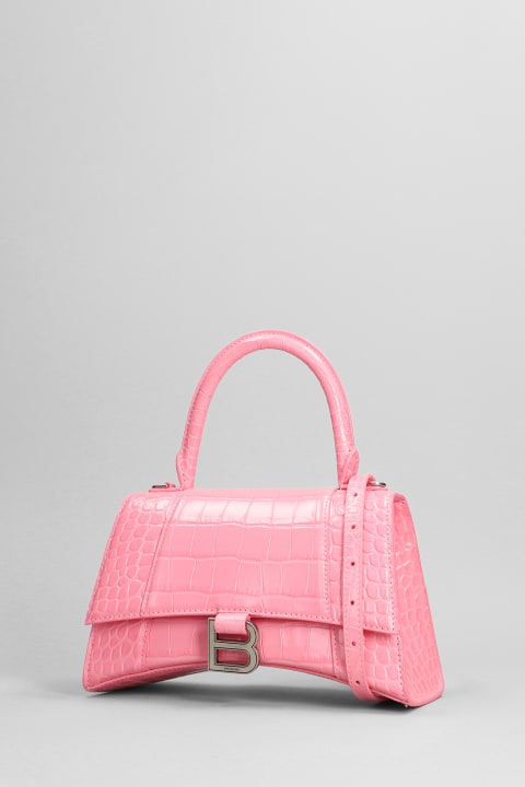 Balenciaga for Women Balenciaga Shoulder Bag In Rose-pink Leather