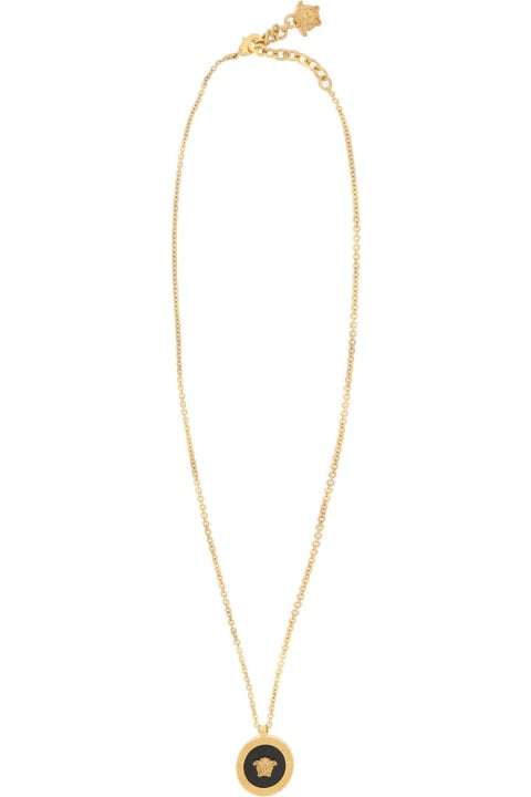 Jewelry for Men Versace 'medusa' Gold Brass Necklace