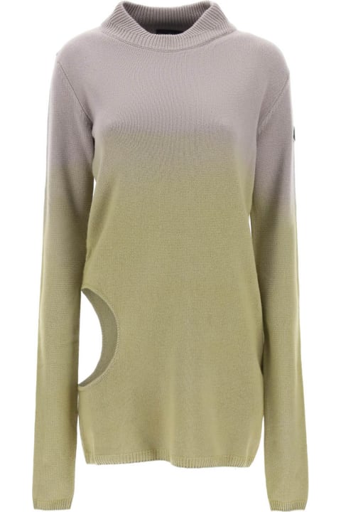 Moncler + Rick Owens Sweaters for Women Moncler + Rick Owens Subhuman Cut-out Cashmere Sweater
