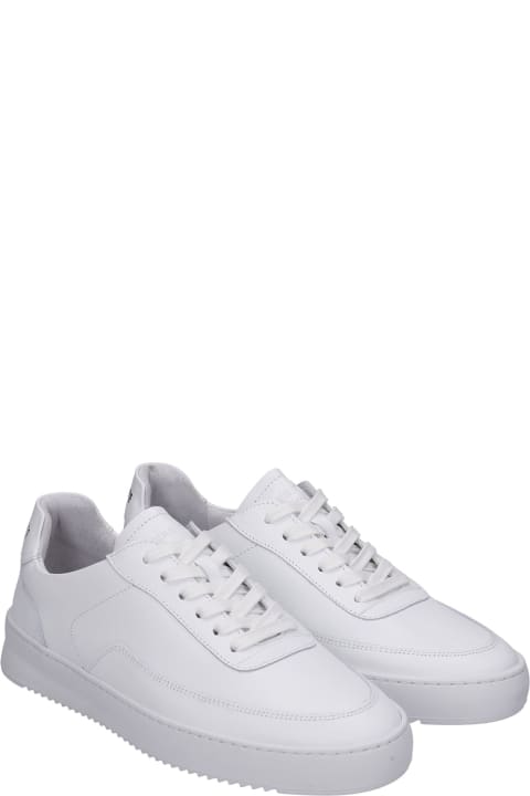 Mondo 2.0 Ripple Sneakers In White Leather
