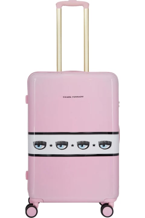 ウィメンズ Chiara Ferragniのトラベルバッグ Chiara Ferragni Chiara Ferragni Suitcases Pink