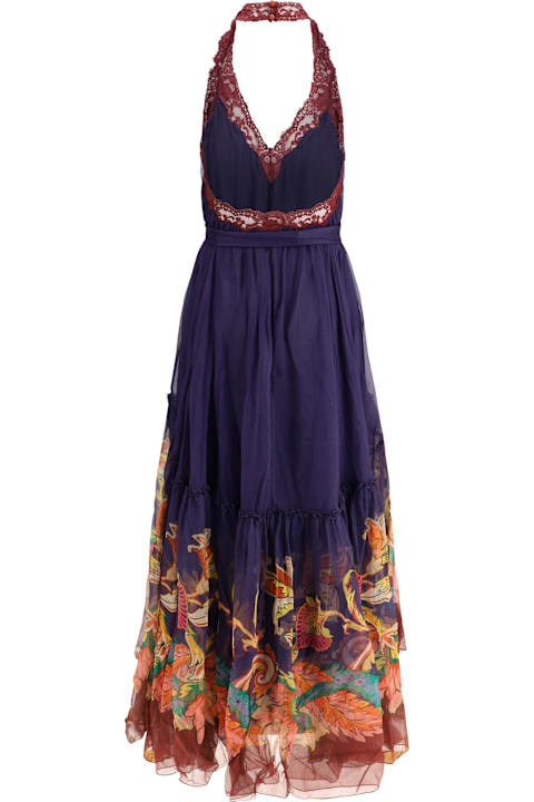 Etro فساتين لـ السيدات Etro Silk Long Dress