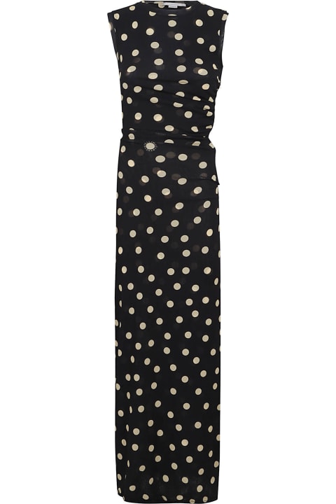 Fashion for Women Stella McCartney Polka Dots Jersey Long Dress