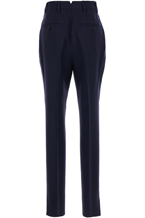 Ami Alexandre Mattiussi سراويل طويلة وقصيرة لـ السيدات Ami Alexandre Mattiussi High Waisted Cigarette Trousers