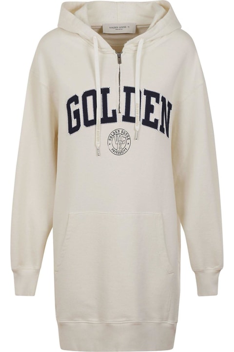Golden Goose for Women Golden Goose Journey W`s Sweatshirt Hoodie Dress W/zip
