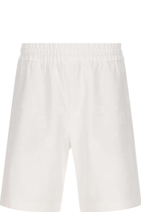 Sale for Men Fendi Ff Flocked Motif Bermuda Shorts