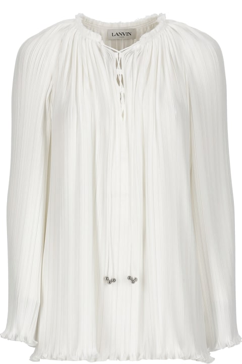 Fashion for Women Lanvin Pleated Blouse