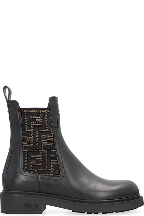 Fendi Biker Fendi Leather Thread