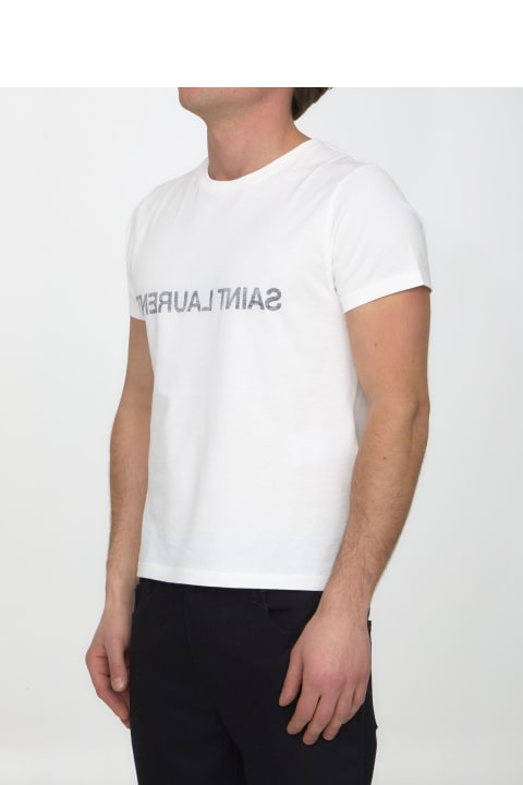 أدوات منزلية Saint Laurent Reverse Logo T-shirt